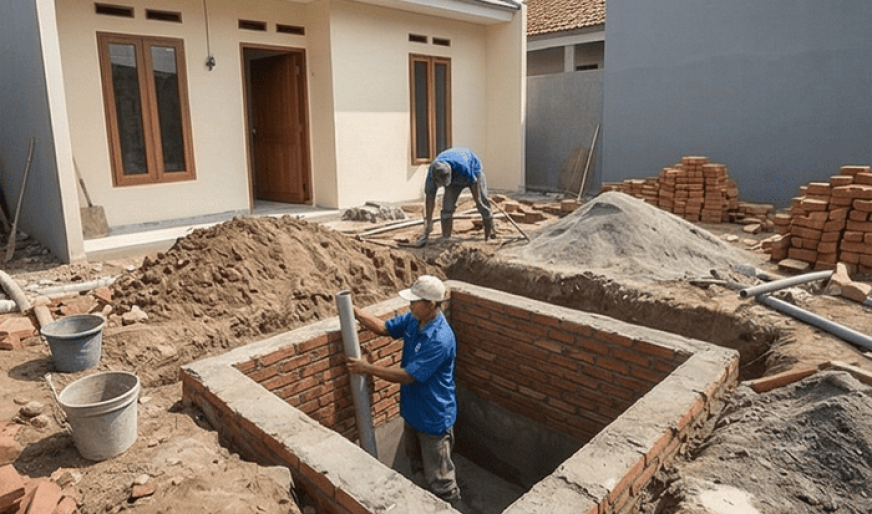 Pembuatan Septic Tank